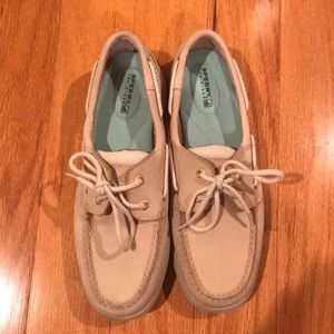 Cream Colored Sperrys